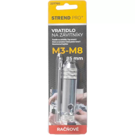 Strend Pro csavar, menetfúrókhoz, racsnis, M3-M8, 85 mm