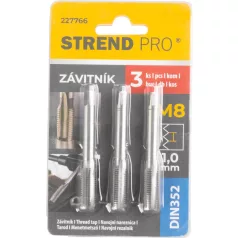 Strend Pro menetfúró, M8, 1 mm, DIN352, 3 db-os csomag
