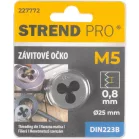 Strend Pro Menetmetsző, M5x0,8 mm, metrikus menet, átmérő 25 mm, DIN223B