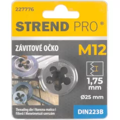   Strend Pro Menetmetsző, M12x1,75 mm, metrikus menet, átmérő 25 mm, DIN223B