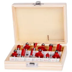 Készlet marókéses 12 db, fába