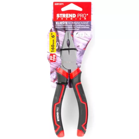 Kombináltfogó Strend Pro Premium ComfortGrip DL410, 160 mm
