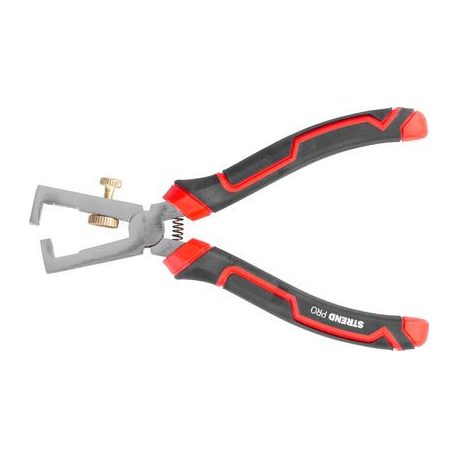 Fogó Strend Pro Premium ComfortGrip DL416, 160 mm, szigetelés eltávolító, csupaszító, kábelekhez