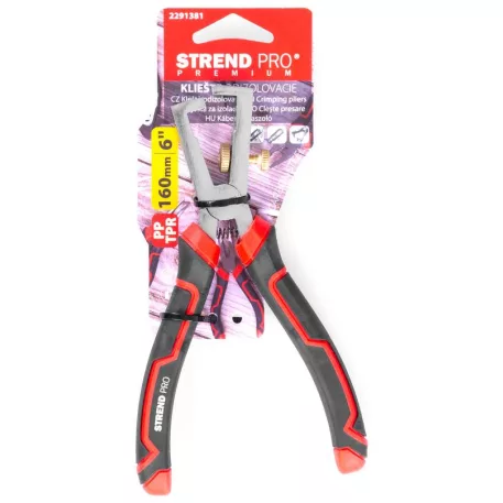 Fogó Strend Pro Premium ComfortGrip DL416, 160 mm, szigetelés eltávolító, csupaszító, kábelekhez