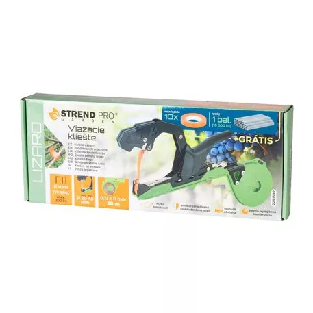 Fogó Lizard, kötöző, szett, 10 db szalag, 10 000 db kapcsok