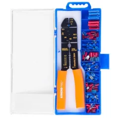   Strend Pro AWS 302, kábelcsupaszító fogó + 100 elektromos kapocs