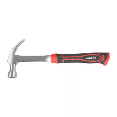 Kalapács Strend Pro Premium ComfortGrip DL500, 450 g, cipész, fém nyél, TPR