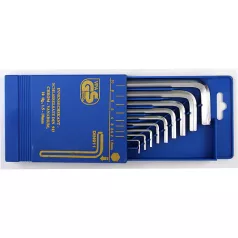 Kulcskészlet Hex (Imbusz) 9 db 1.5-10 mm