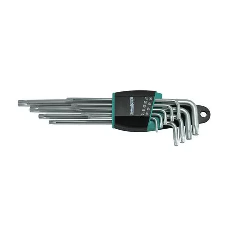 Imbuszkulcs Készlet Whirlpower 158-1109, 9 Részes, Torx, Extralong