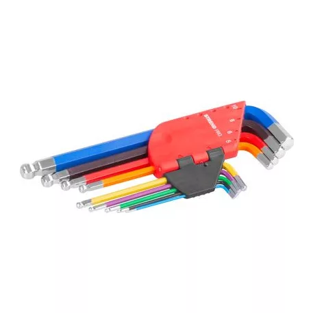 Imbuszkulcs készlet Strend Pro, 9 részes, Hex, Cr-V