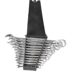 Csillag-villáskulcs készlet HR31584 lapos, 12 darabos, Cr-V, 43638 mm