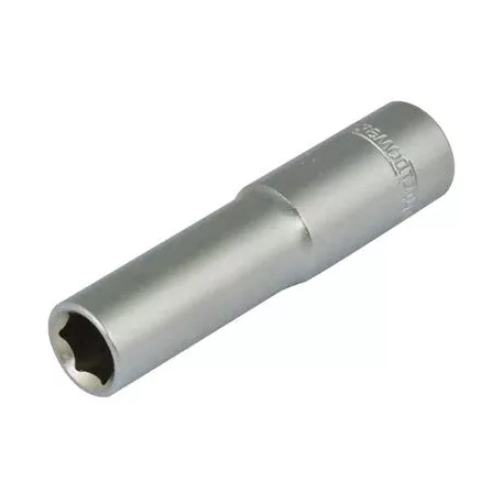 Whirlpower 16121-12 Kézi Dugókulcsfej, 11,0 mm, 1/4", Cr-V, 6 Pont, Hosszított