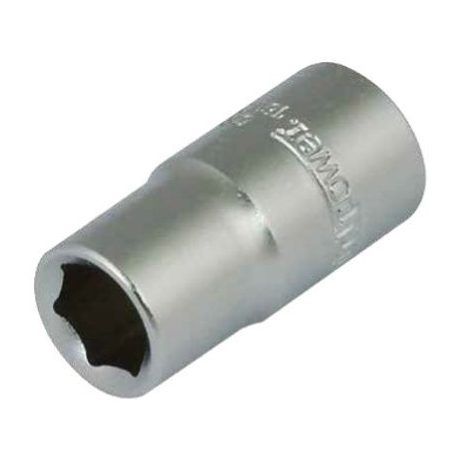 Whirlpower 16121-11 Kézi Dugókulcsfej, 07,0 mm, 1/4", Cr-V, 6 Pont, Rövid