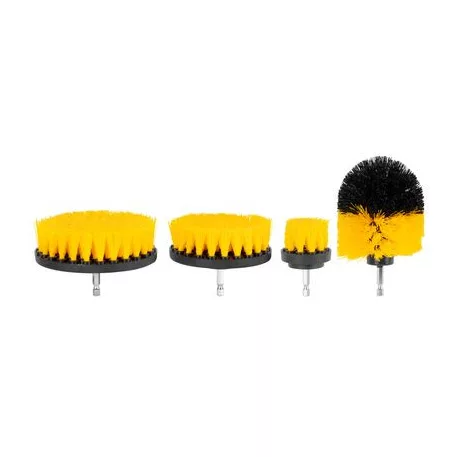 Strend Pro, kefekészlet, tisztítókefe, fúróba, 4 db