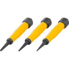   Lyukfúró készlet Strend Pro Premium, 3 részes, Bi-anyag fogantyú, 1-2-3"/32"