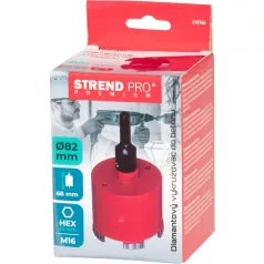 Strend Pro Premium Koronafúró, 82x68 mm, M16, 5 fog