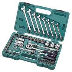   Dugókulcs Készlet Szerszámokkal Honiton 432111Ha 111 Részes, 1/4" (3.2-13 mm), 3/8"(9-19 mm), 1/2" (14-32 mm)