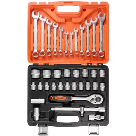 Dugókulcs Készlet Sp+ Cube 237, 37 Részes, 1/2"