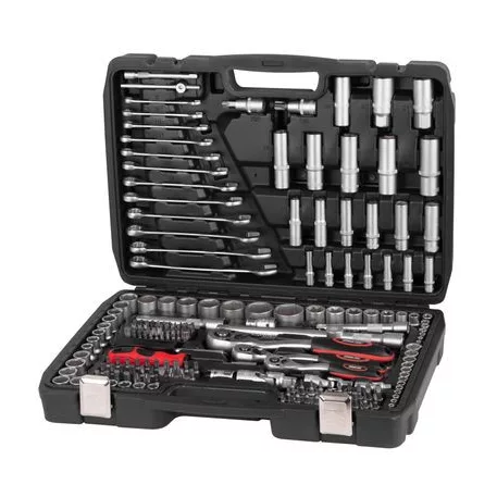 Bitkészlet, Sp+ Cube 221, 215 Részes, 1/2"+1/4"+3/8"