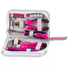   Szerszám Készlet Ladies Set12, 23 darabos, Pink/Rózsaszín