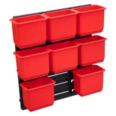   QBRICK® Organizer tartalék láda, ONE200, Organizer XL, TWO Organizer, 9 elemes