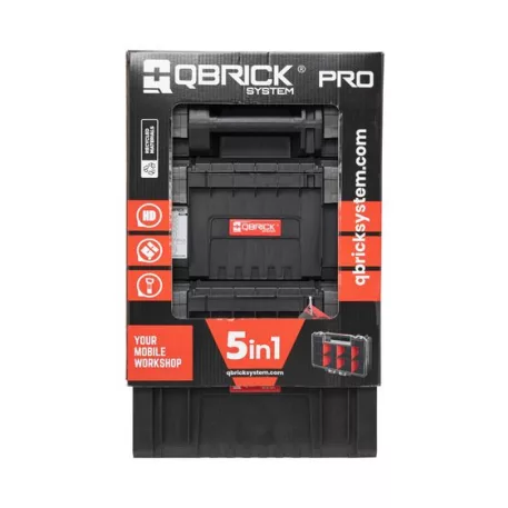 Láda QBRICK® System PRO Set 5 az 1-ben - Cart, Toolbox, Toolcase, Organizer 100 , Organizer Multi