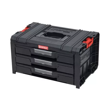 Láda QBRICK® System PRO Toolbox Drawer 3 Expert, 3 fiókos rendező