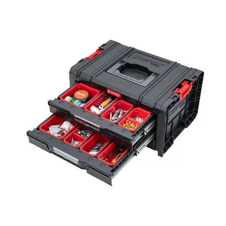 Láda QBRICK® System PRO Toolbox Drawer 3 Expert, 3 fiókos rendező