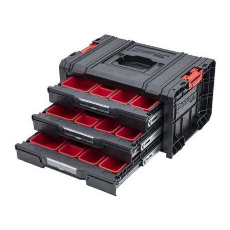 Láda QBRICK® System PRO Toolbox Drawer 3 Expert, 3 fiókos rendező