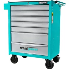   Műhelykocsi szerszámokkal whirlpower®, 211 darabos szekrény, 7 fiók