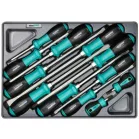 Műhelykocsi szerszámokkal whirlpower®, 211 darabos szekrény, 7 fiók