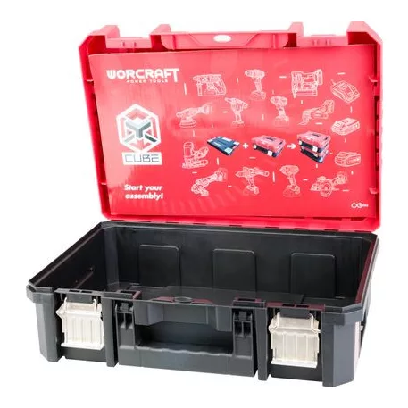 Doboz Worcraft XCUBE100, szerszámokhoz, 8 lit., max. 15 kg, 44,5x32x17 cm