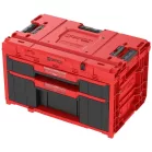 Box QBRICK® System ONE Workshop Red - Cart, 3x Toolbox, 4 részes szerszámosláda készlet