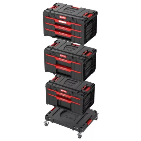 Box QBRICK® System ONE Workshop - Cart, 3x Toolbox, 4 részes szerszámosláda készlet