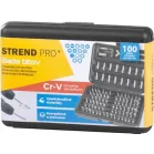 Bit készlet Strend Pro, 100 részes, kofferben