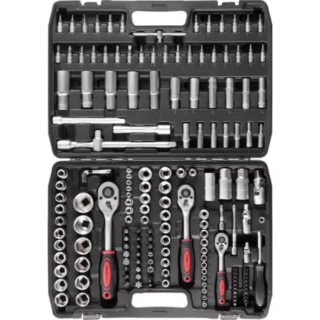 Szerszámkészlet Strend Pro, 172 részes, fejek, bitek, racsni, kofferben