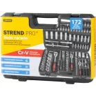 Szerszámkészlet Strend Pro, 172 részes, fejek, bitek, racsni, kofferben