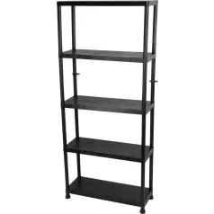 Polc Racks RA8030, műanyag, 5 polcos, 800x300 mm