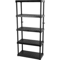 Polc Racks RA8040, műanyag, 5 polcos, 800x400 mm