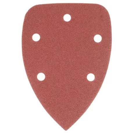 Csiszolópapír Worcraft CPMS-S20Li, csiszoló, delta, papír, 98x140 mm, P60, csiszoló, csom. 5 db