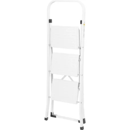 3 fokos acél létra, Strend Pro LFD130, teherbírás 150 kg, 113,5 cm