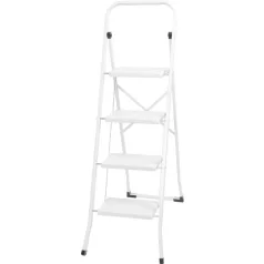   4 fokos acél létra, Strend Pro LFD160, teherbírás 150 kg, 138,5 cm