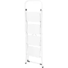 4 fokos acél létra, Strend Pro LFD160, teherbírás 150 kg, 138,5 cm