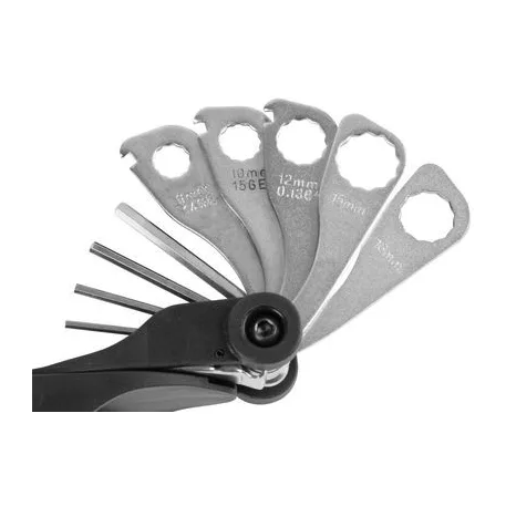 28 darabos Kerékpárjavító-Készlet (Kulcsok + Ragasztókészlet)