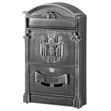 Postaláda Alu, Antique Silver, 410x255x90 mm