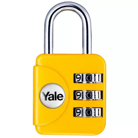 Lakat Yale YP1/28/121/1, lakat, utazó, számkombinációs, sárga