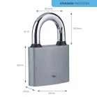 Lakat Yale Y111S/60/132/1, lakat, vas, ezüst, 63 mm, 3 kulcs