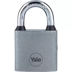   Lakat Yale Y111S/60/132/1, lakat, vas, ezüst, 63 mm, 3 kulcs