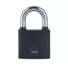 Lakat Yale Y111B/38/121/1, lakat, vas, fekete, 38 mm, 3 kulcs