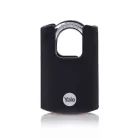 Zár Yale Y121B/40/125/1, High Security, lakat, fekete, 46 mm, 3 kulcs